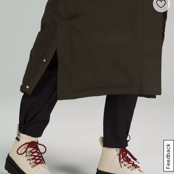 Lululemon Snow Parka Long size 4 black - Picture 8 of 10